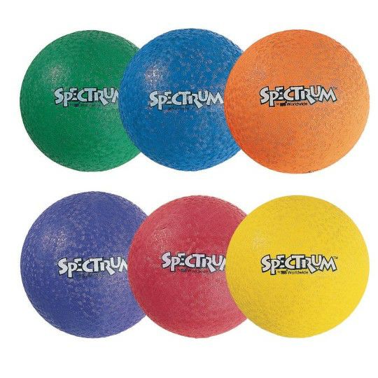 Sports & PE |  2-Ply Playground Ball, 13″ (Set of 6) Games & Sports Supplies Sports & PE