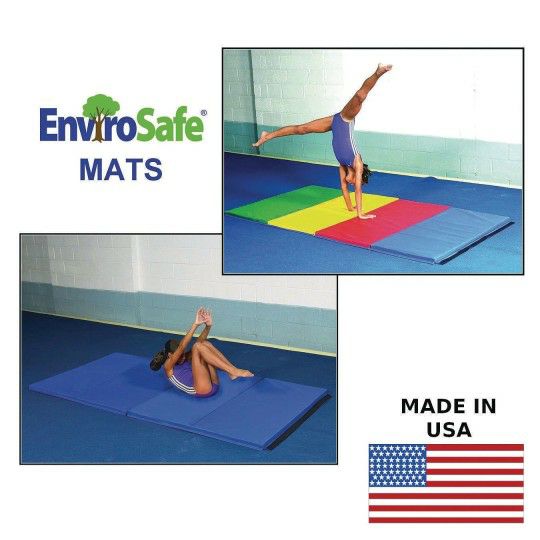 Sports & PE |   4′ x 8′ Medium Firm Gym Mats Games & Sports Supplies Sports & PE