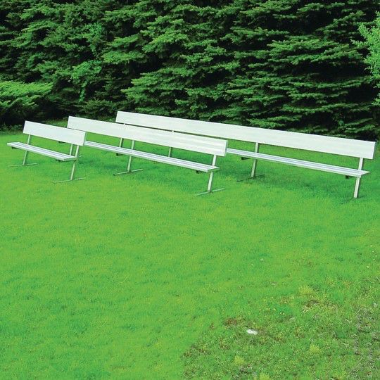 Sports & PE |  Bench with Back, 7.5′, Permanent Games & Sports Supplies Sports & PE