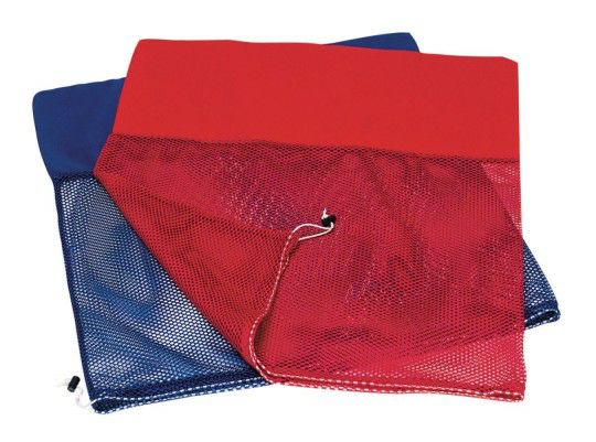 Sports & PE |  Canvas-Bottom Mesh Ball Bag, 32″x36″ Games & Sports Supplies Sports & PE