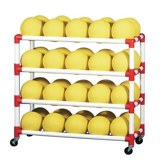 Sports & PE |  Duracart 4-Shelf Ball Wall Games & Sports Supplies Sports & PE