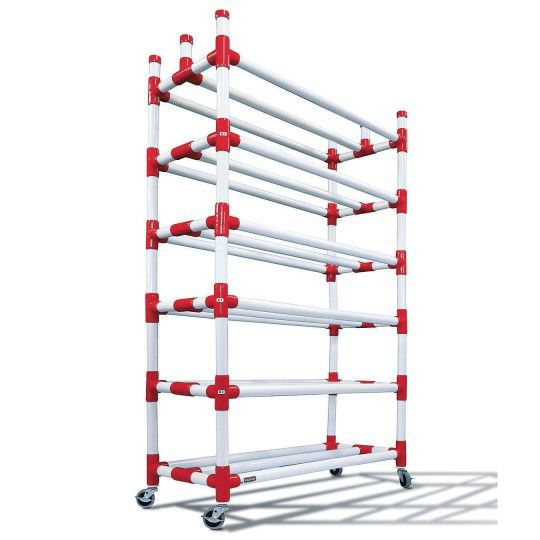 Sports & PE |  Duracart 6-Shelf Ball Wall Games & Sports Supplies Sports & PE