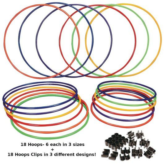 Sports & PE |  Economy Hoops and Hoop Clips Easy Pack Games & Sports Supplies Sports & PE