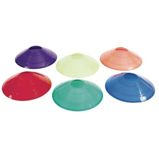 Sports & PE |  Half Cones (Set of 6) Games & Sports Supplies Sports & PE