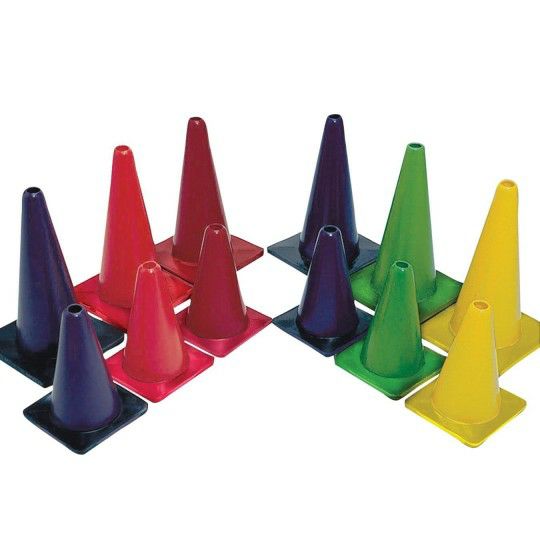 Sports & PE |  Poly Cone, 18″ Games & Sports Supplies Sports & PE