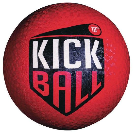 Sports & PE |   Red Rubber Kickball, 10” Games & Sports Supplies Sports & PE