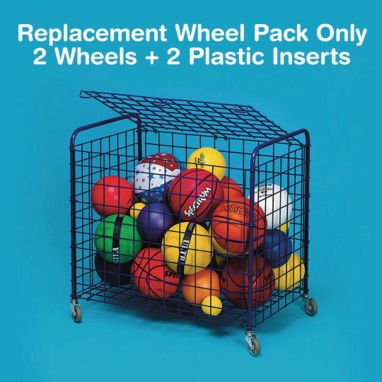 Sports & PE |  Replacement Wheels for All-Purpose Cart Games & Sports Supplies Sports & PE