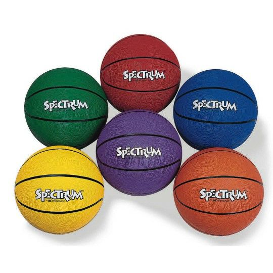 Sports & PE |  Rubber Basketball Set (Set of 6) Games & Sports Supplies Sports & PE