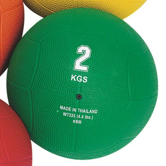 Sports & PE |  Rubber Medicine Ball, 4.4 lb Games & Sports Supplies Sports & PE