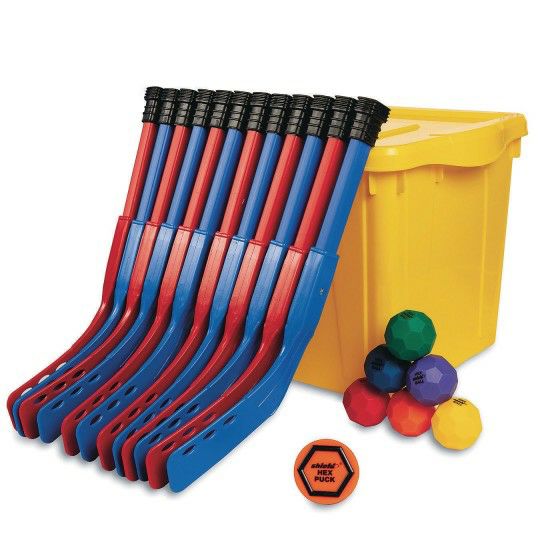 Sports & PE |  Shield Deluxe Elementary School Scooter Hockey Pack Games & Sports Supplies Sports & PE