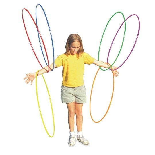 Sports & PE |  Skinny No-Kink Hoops (Pack of 12) Games & Sports Supplies Sports & PE