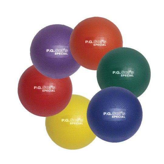 Sports & PE |   Soft Vinyl Balls, 8” (Set of 6) Games & Sports Supplies Sports & PE