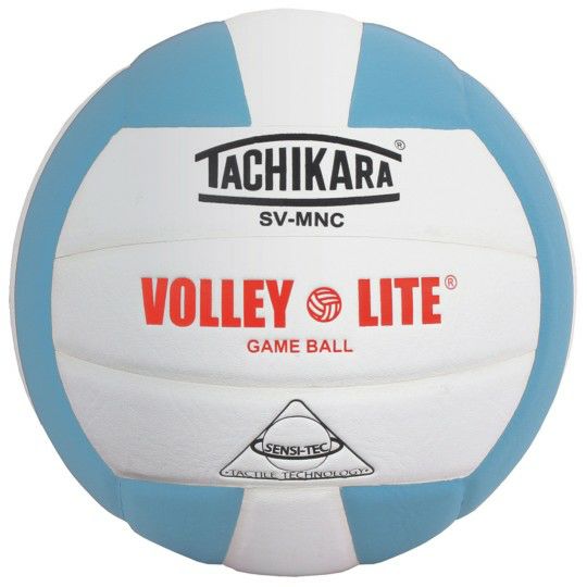 Sports & PE |   SV-MNC Volley Lite Volleyball, Powder Blue/White Games & Sports Supplies Sports & PE