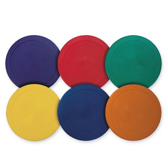 Sports & PE |  Ultimate TPR Spot Markers, 10″ (Set of 6) Games & Sports Supplies Sports & PE