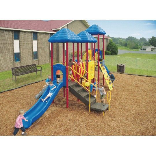 Sports & PE |  UP & Away Triple Deck Play System Games & Sports Supplies Sports & PE