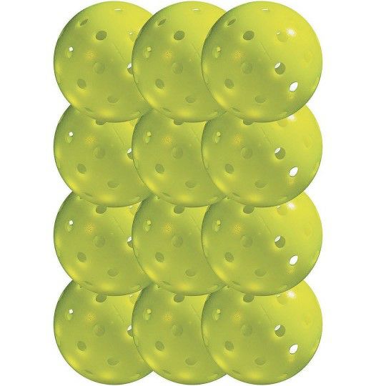 Sports & PE |   X-40 Outdoor Pickleballs (Pack of 12) Games & Sports Supplies Sports & PE