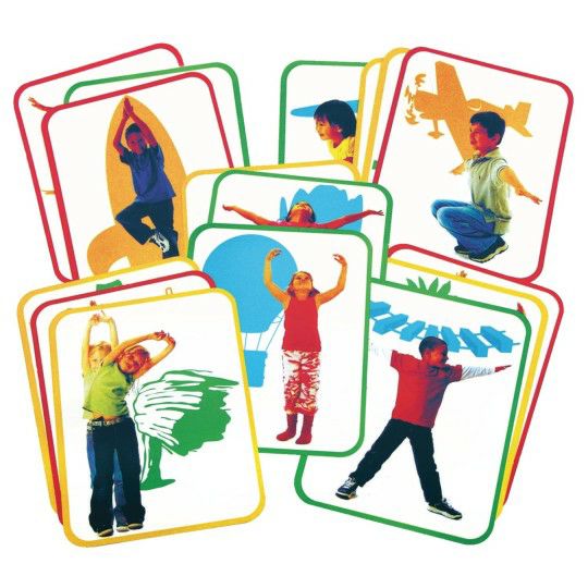 Sports & PE |  Yoga Cards (Pack of 16) Games & Sports Supplies Sports & PE