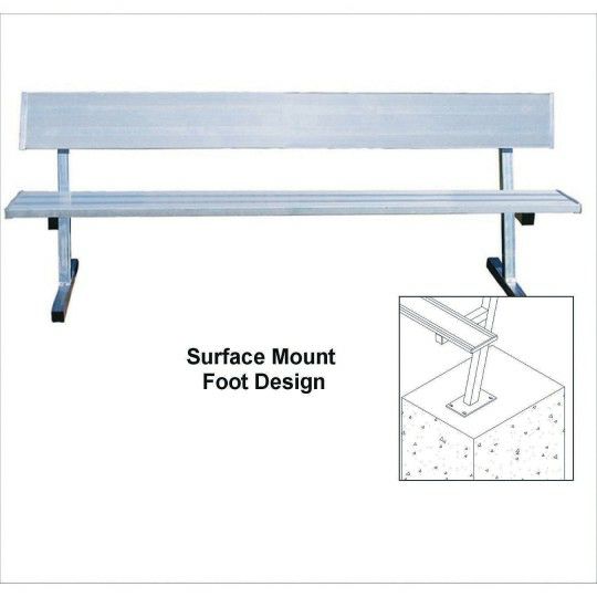 Sports & PE |  Surface Mount Bench, 7-1/2’ Games & Sports Supplies Sports & PE